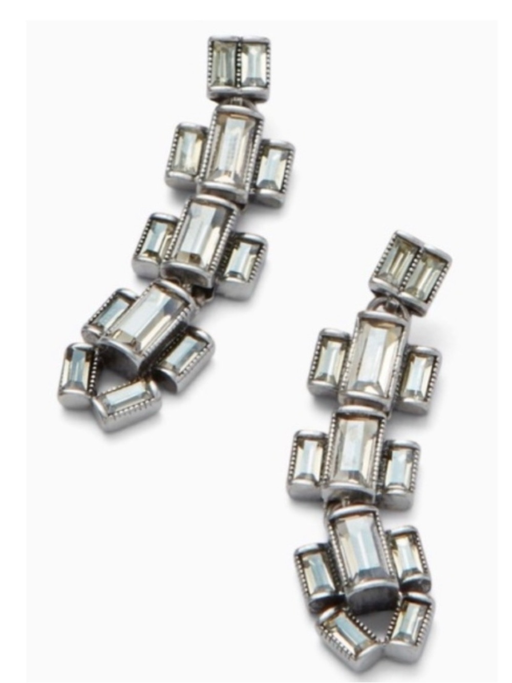 Stella & Dot “Hatley” Baguette Earrings